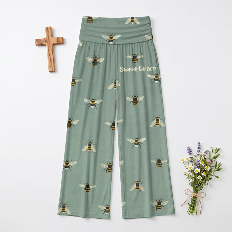 Christianartworkshop Pantaloni a gamba larga da donna Sweet Grace Honeybee Lounge - US22,UK/AU26,EU54 - image 0