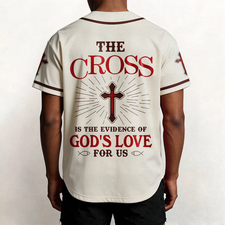 Christianartworkshop - La croce è la prova dell'amore di Dio - Maglia da baseball unisex - image 5