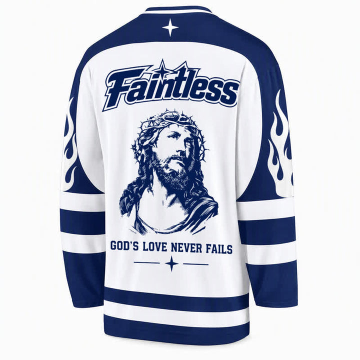 Christianartworkshop Maglia da hockey a maniche lunghe stile streetwear con la Vergine Maria - image 2