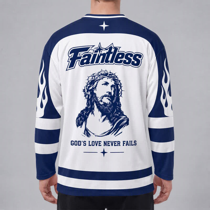 Christianartworkshop Maglia da hockey a maniche lunghe stile streetwear con la Vergine Maria - image 4