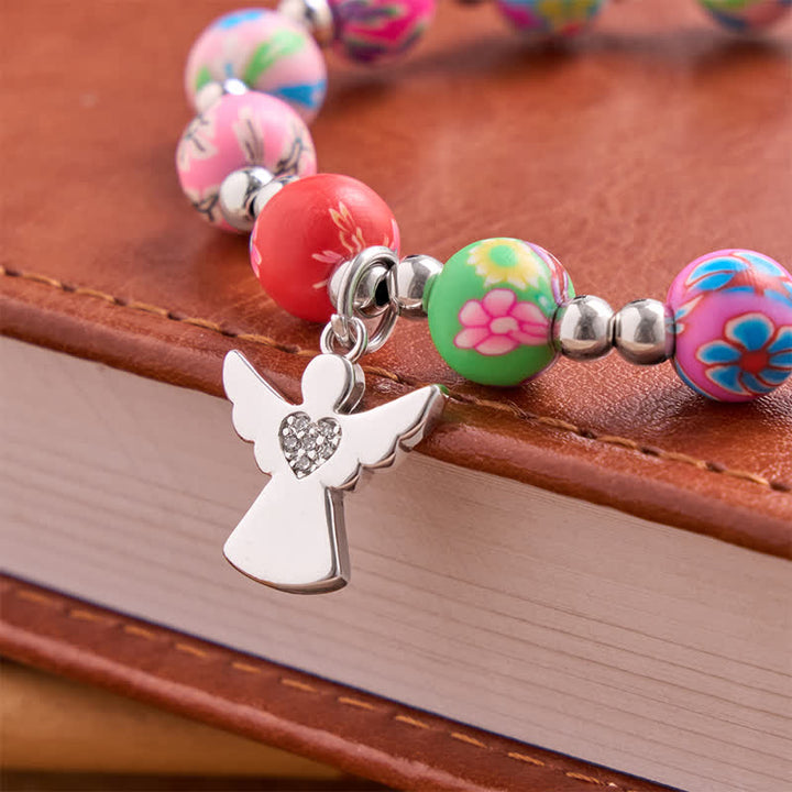 Christianartworkshop Bracciale con motivo floreale, croce e Spirito Santo: portatore di una dolce e divina protezione. - image 7