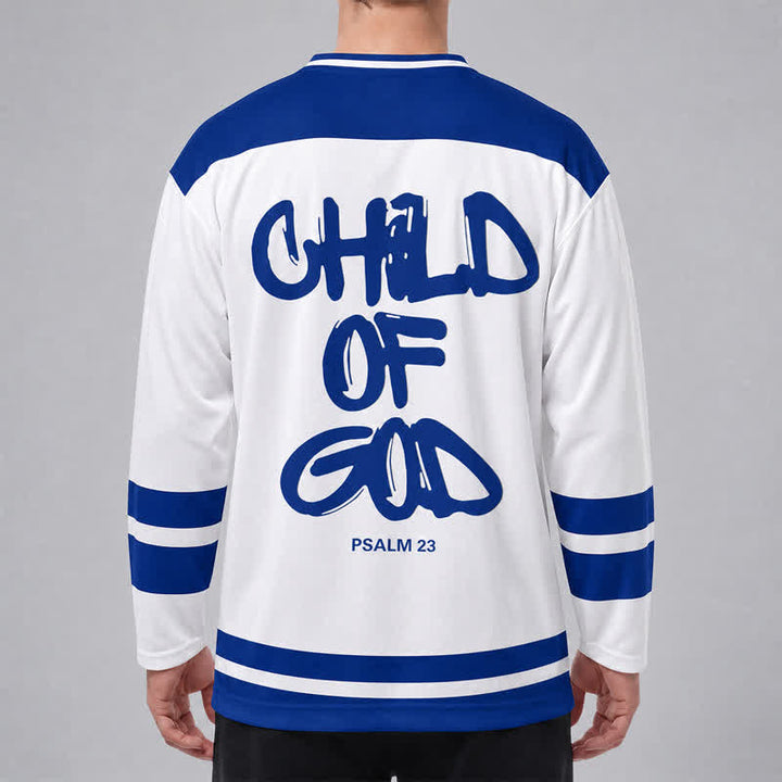 Christianartworkshop Salmo 23 Sacro Cuore Figlio di Dio Maglia da hockey - image 4