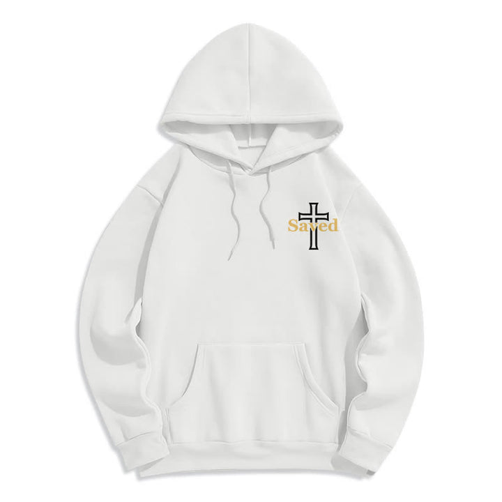 Christianartworkshop Felpa con cappuccio oversize Jesus Freak Saved in pile - image 5