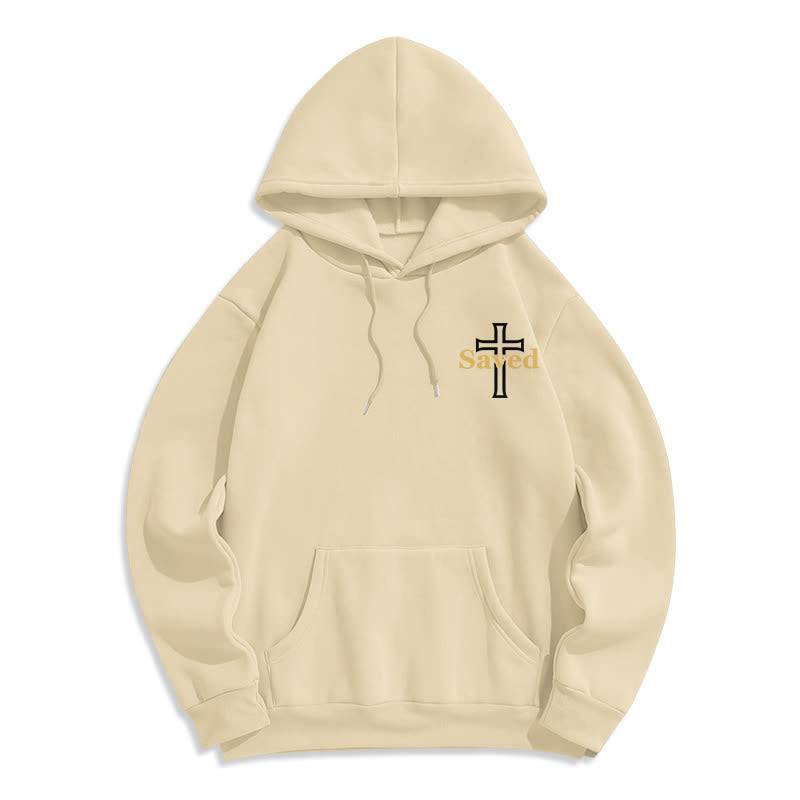 Christianartworkshop Felpa con cappuccio oversize Jesus Freak Saved in pile - image 2