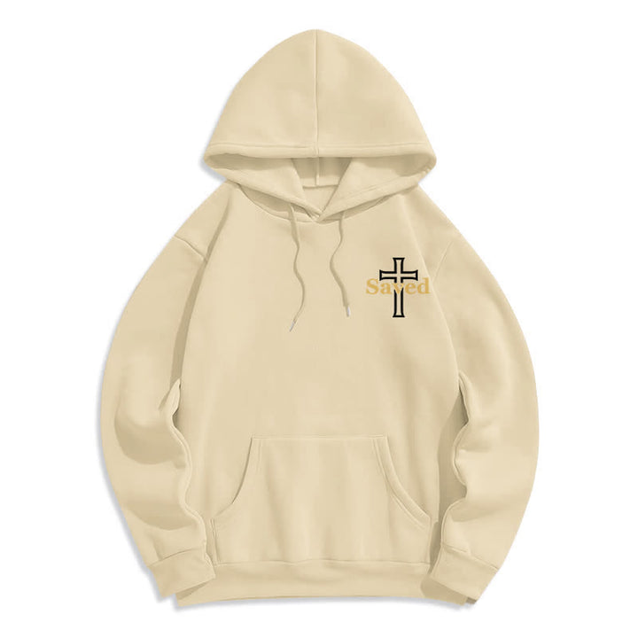 Christianartworkshop Felpa con cappuccio oversize Jesus Freak Saved in pile - image 2
