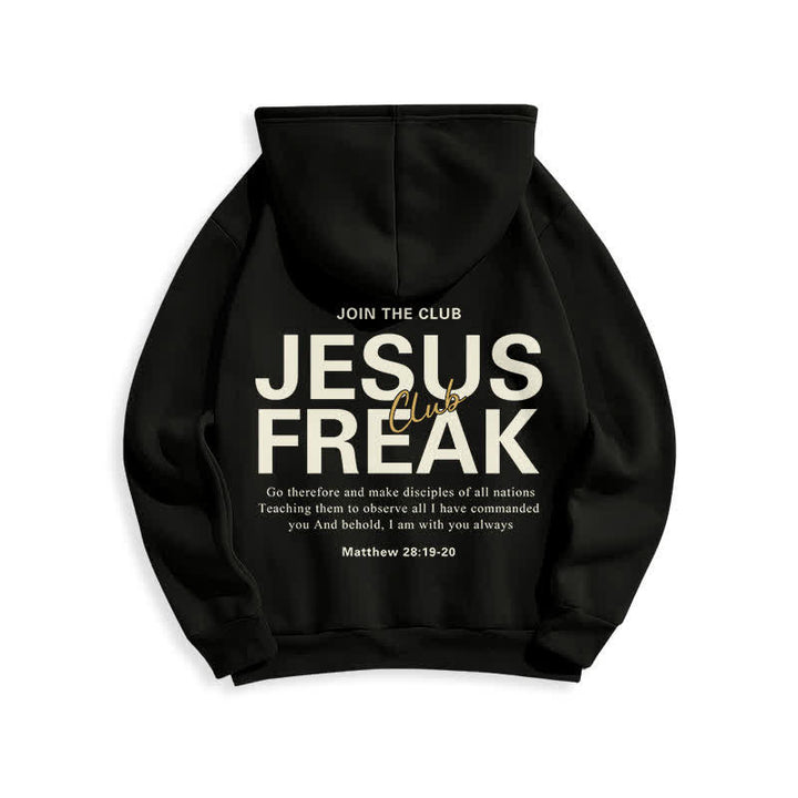 Christianartworkshop Felpa con cappuccio oversize Jesus Freak Saved in pile - image 7