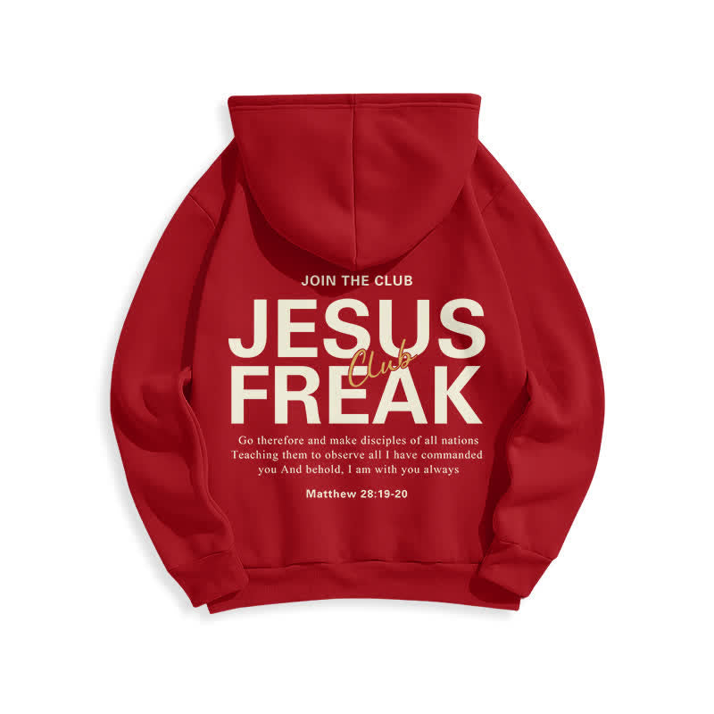 Christianartworkshop Felpa con cappuccio oversize Jesus Freak Saved in pile - image 19