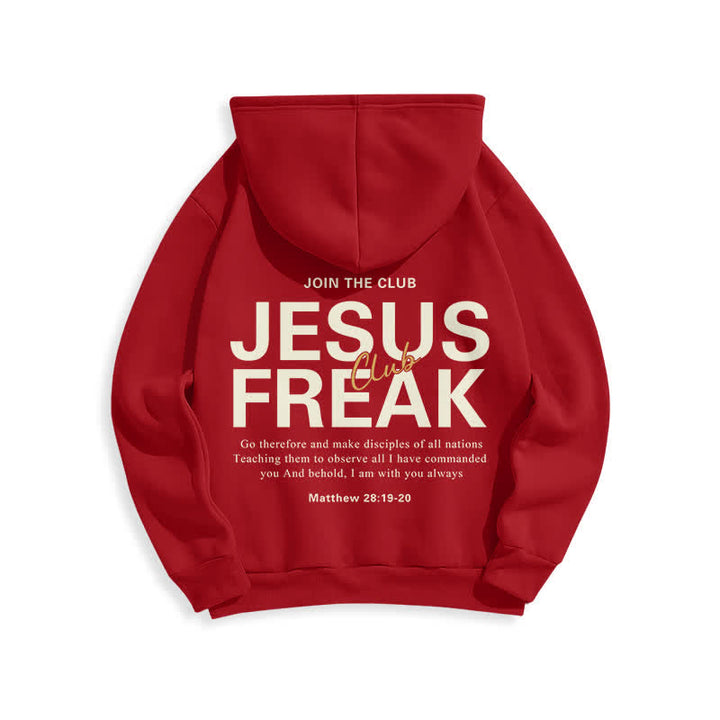 Christianartworkshop Felpa con cappuccio oversize Jesus Freak Saved in pile - image 19