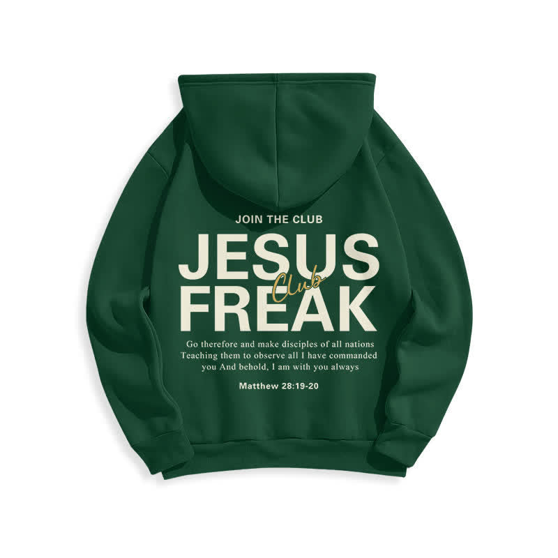 Christianartworkshop Felpa con cappuccio oversize Jesus Freak Saved in pile - image 16