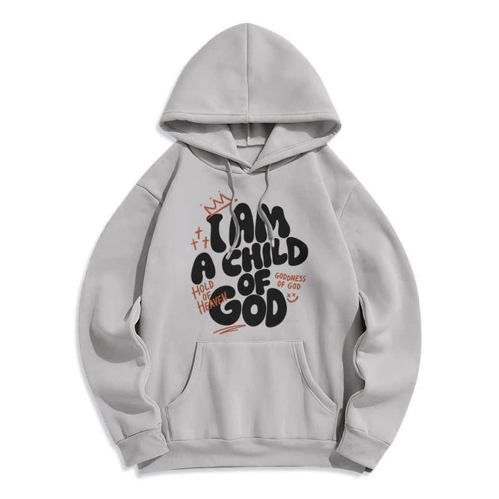 Christianartworkshop Felpa con cappuccio oversize foderata in pile con graffiti "Child Of God" - Grigio - 2XL - image 6