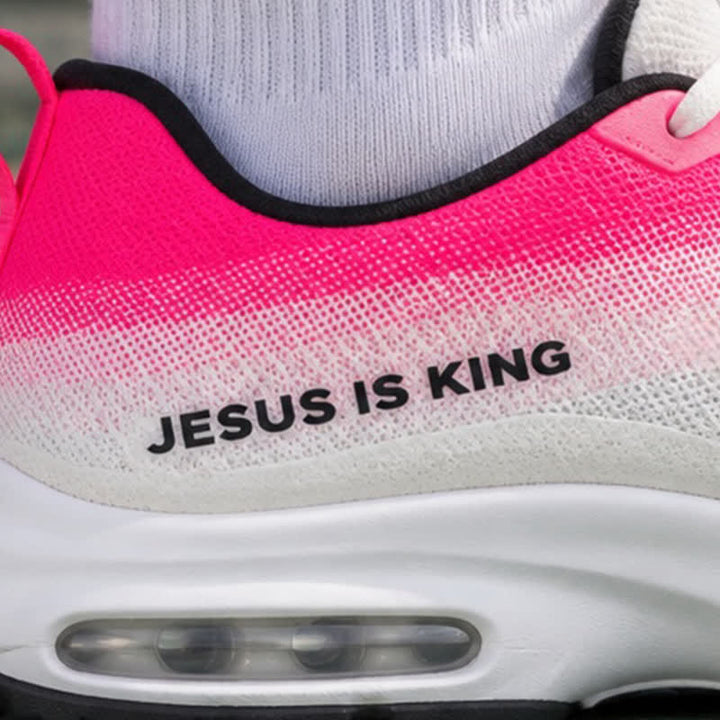 Christianartworkshop Adesivo in plastica per scarpe con la scritta "Jesus Is King" in grassetto: emblema della sovranità reale celeste. - image 5