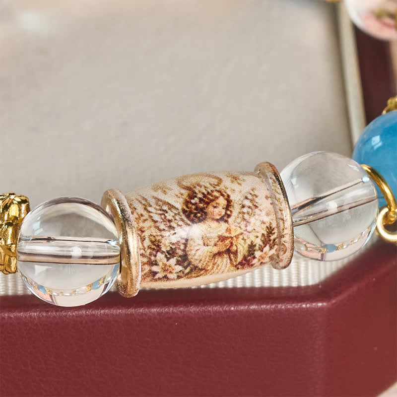 Christianartworkshop Bracciale con ciondolo a forma di icona sacra stampata in lega: portatore di sacra serenità e serenità. - image 19