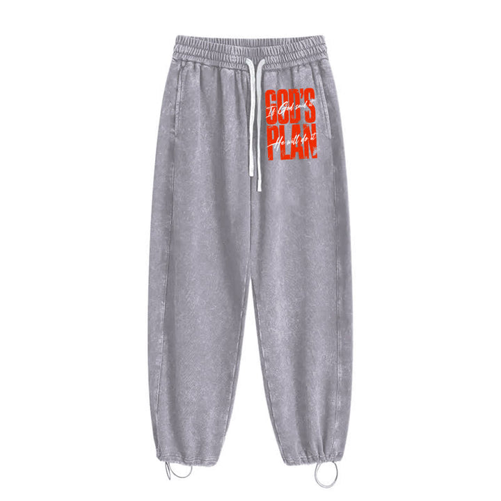Christianartworkshop Pantaloni della tuta arancioni Statement Relaxed Street Washed - image 2