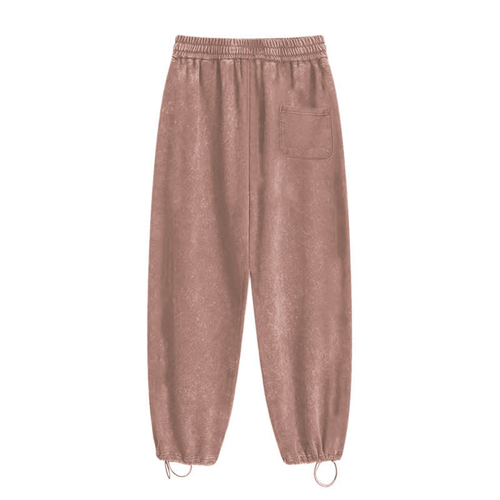 Christianartworkshop Pantaloni della tuta arancioni Statement Relaxed Street Washed - image 27