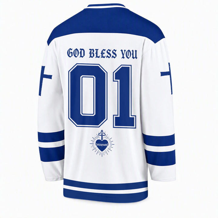 Christianartworkshop Tutto è possibile - Maglia da hockey con l'icona di Gesù - image 2
