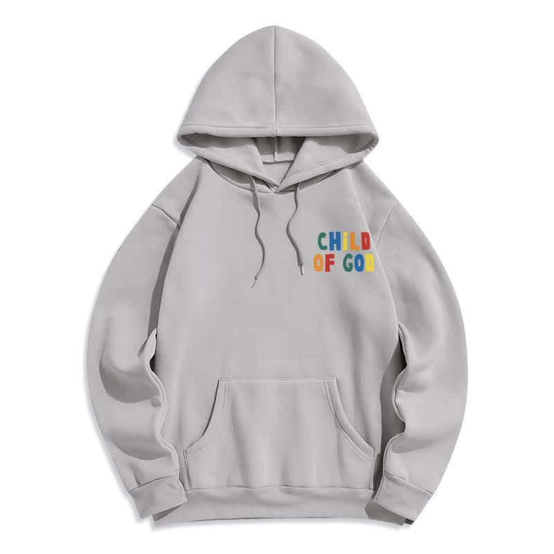 Christianartworkshop Felpa con cappuccio casual in pile con stampa posteriore "Figlio di Dio" - image 23