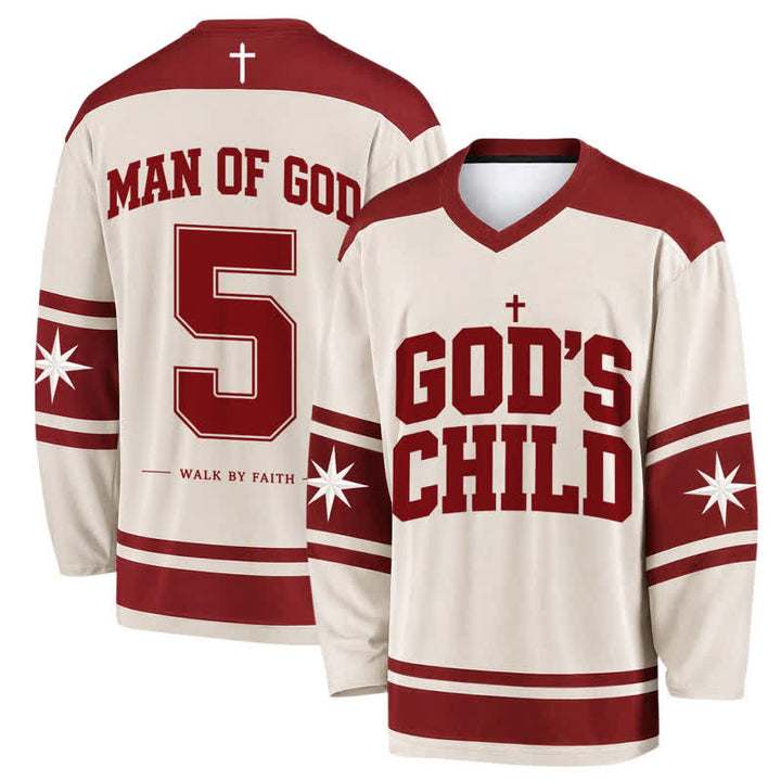Christianartworkshop Maglia da hockey "God's Child Walk By Faith" - 5XL - image 0