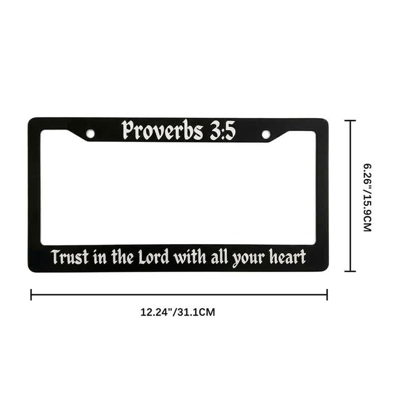 Christianartworkshop Salmo 18:32 Cornice metallica per auto con versetto biblico: Emblema della forza celeste che perdura - image 13