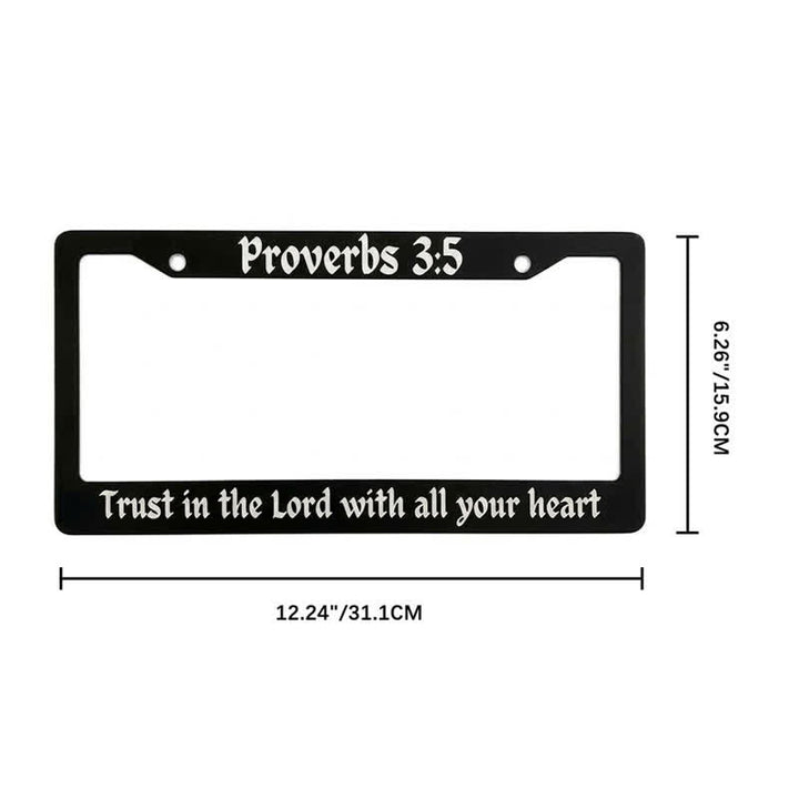 Christianartworkshop Salmo 18:32 Cornice metallica per auto con versetto biblico: Emblema della forza celeste che perdura - image 13