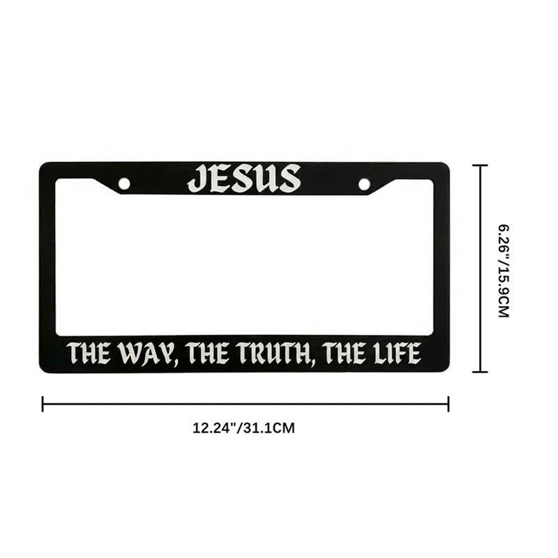 Christianartworkshop Salmo 18:32 Cornice metallica per auto con versetto biblico: Emblema della forza celeste che perdura - image 17