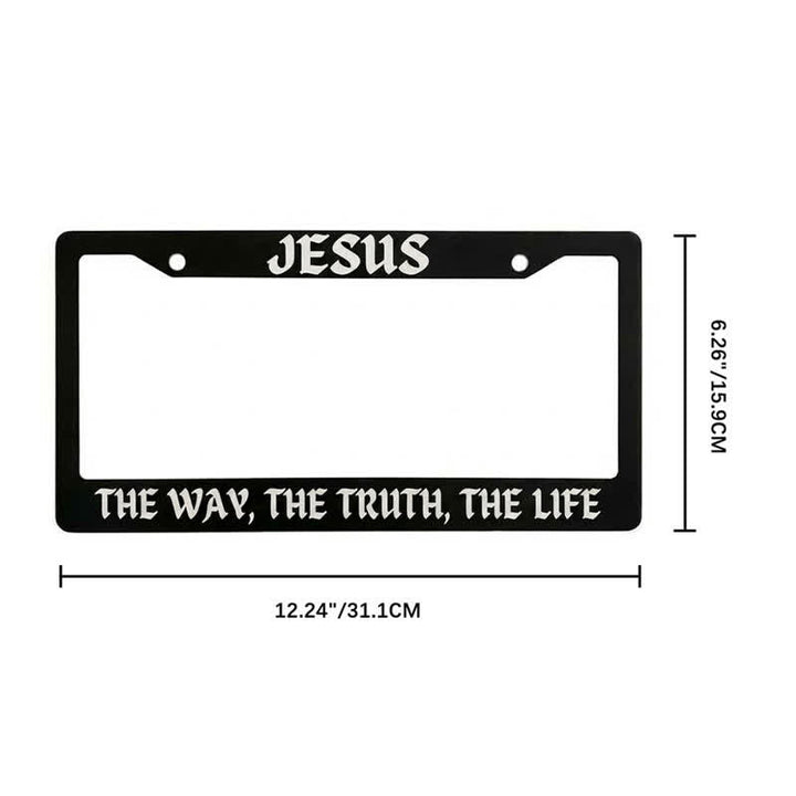 Christianartworkshop Salmo 18:32 Cornice metallica per auto con versetto biblico: Emblema della forza celeste che perdura - image 17