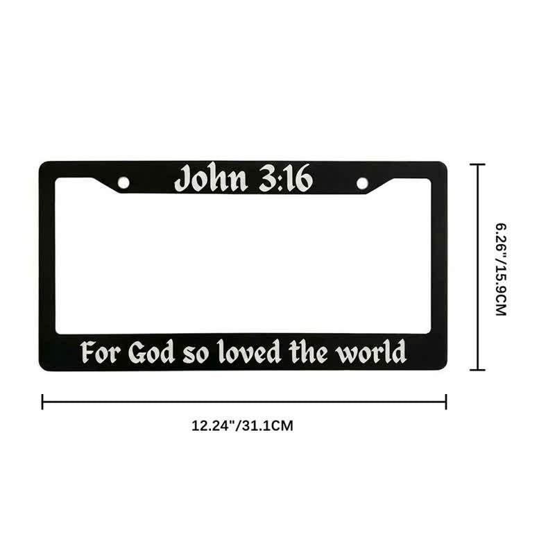 Christianartworkshop Salmo 18:32 Cornice metallica per auto con versetto biblico: Emblema della forza celeste che perdura - image 23